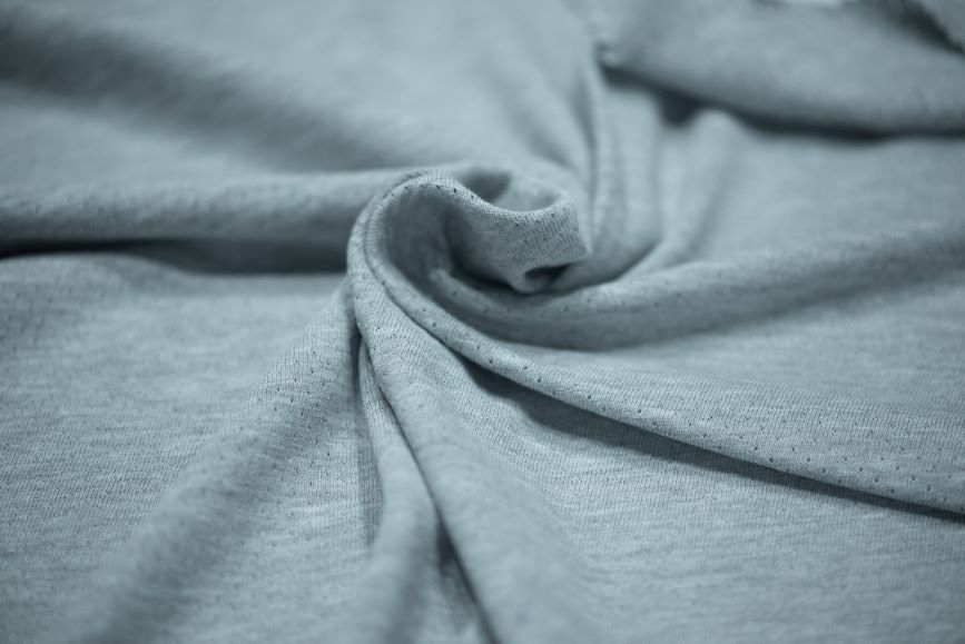 棉混纺面料提花网眼布轻薄透气速干运动服装面料