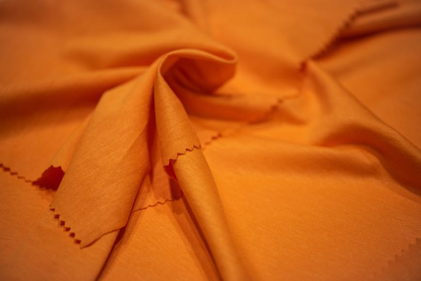 针织涤盖棉面料编织方法